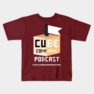 Cube Command Podcast Full Size Logo Kids T-Shirt